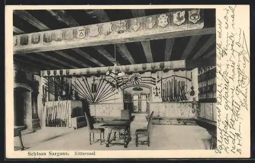 AK Sargans, Schloss Sargans, Rittersaal