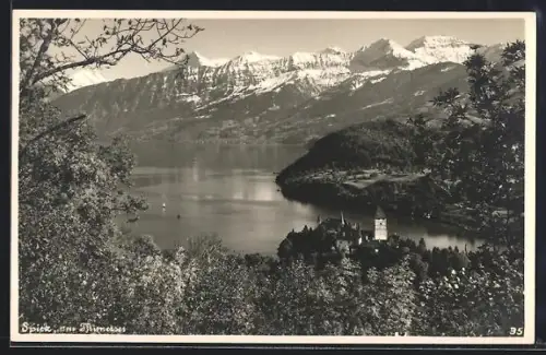 AK Spiez, Seepartie und Gipfelpanorama