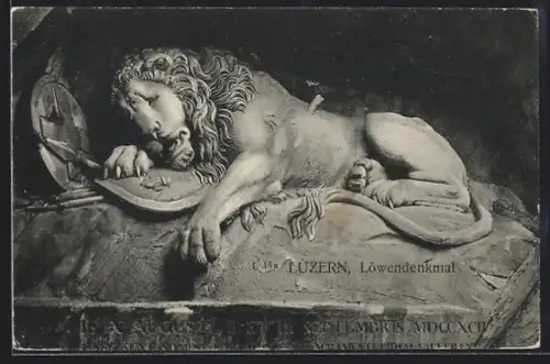 AK Luzern, Das Löwendenkmal