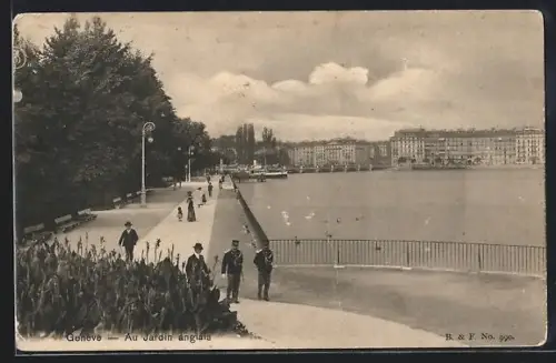 AK Genève, Au Jardin anglais