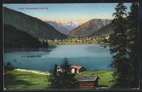 AK Davos, Davosersee, Partie am Ufer