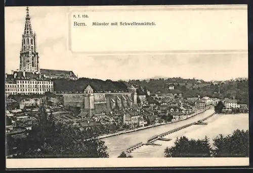AK Bern, Münster mit Schwellenmätteli