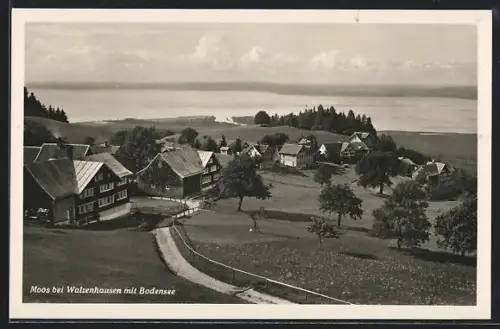 AK Walzenhausen, Moos mit Blick zum Bodensee