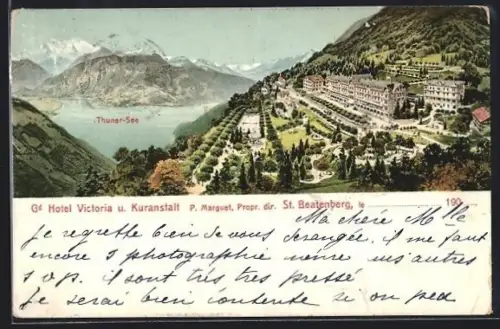 AK St. Beatenberg, Gd Hotel Victoria u. Kuranstalt