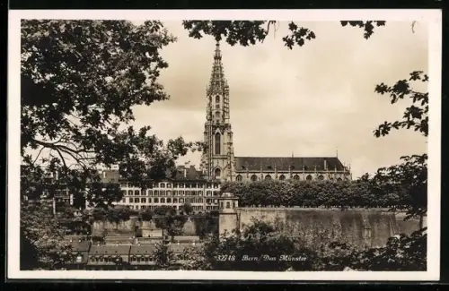 AK Bern, Blick auf das Münster
