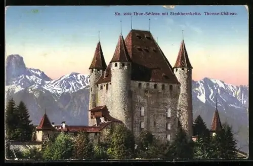 AK Thun, Schloss mit Stockhornkette