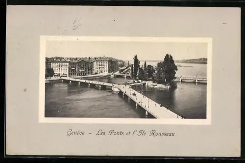 AK Genève, Les Ponts et l`Ile Rousseau