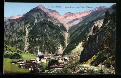 AK Goeschenen, Totalansicht mit Riental