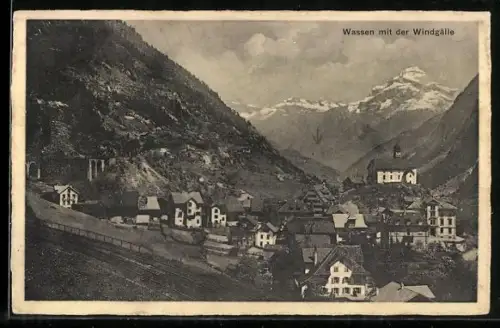AK Wassen, Panorama mit der Windgälle
