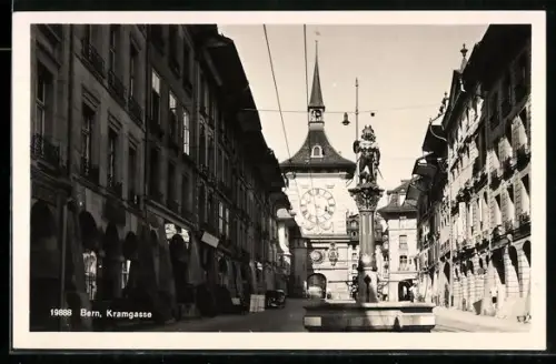 AK Bern, Partie in der Kramgasse