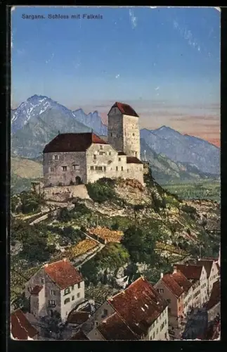 AK Sargans, Schloss mit Falknis