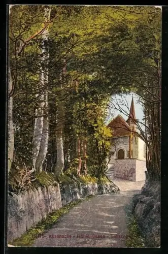 AK Küssnacht, Tellskapelle, Partie in der Hohlen Gasse