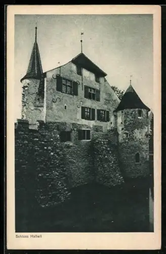 AK Hallwil, Aussenansicht des Schlosses