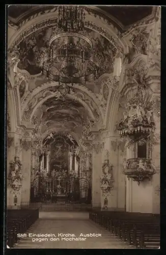 AK Einsiedeln, Inneres der Stiftskirche