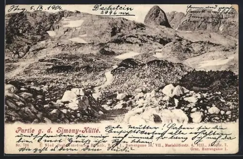 AK Simony-Hütte, Partie gegen die Berghütte