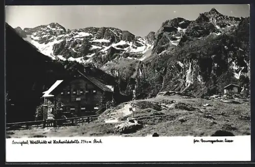 AK Wödlhütte /Stmk., Berghütte mit Hochwildstelle