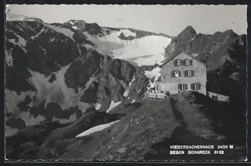 AK Niedersachsenhaus, Berghütte gegen Schareck