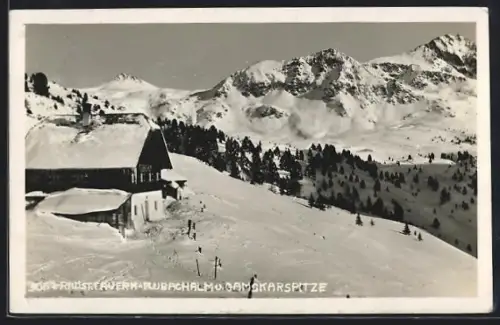 AK Radstadt, Aubachalm mit Gamskarspitze