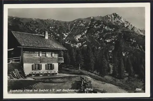 AK Rosshütte, Berghütte und Seefelderspitze
