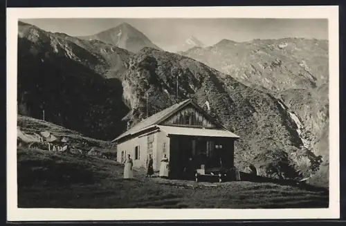 AK Salzburgerhütte am Kitzsteinhorn, Berghütte d. Sekt. Öst. Turistenklub d. D. & Ö. A. V.
