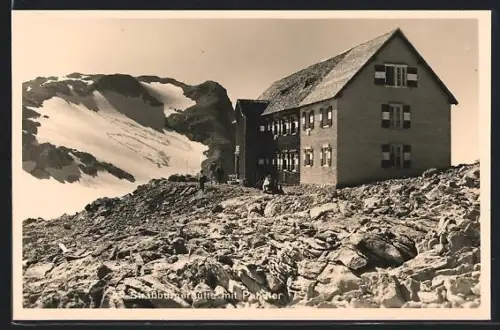 AK Strassburgerhütte, Blick zum Panüler