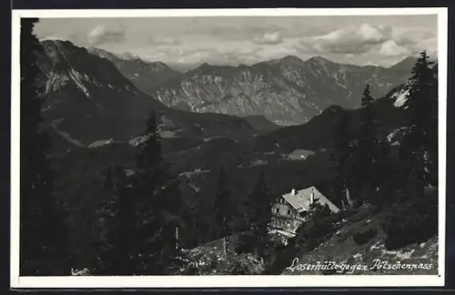 AK Loser Hütte, Blick gegen den Pötschenpass