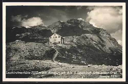 AK Leutkirchnerhütte am Almejurjoch, Weg zur Berghütte