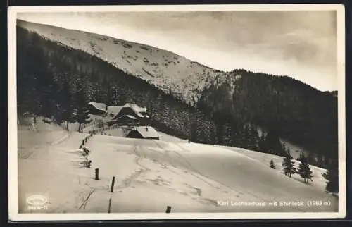 AK Karl Lechnerhaus, Panorama mit Stuhleck