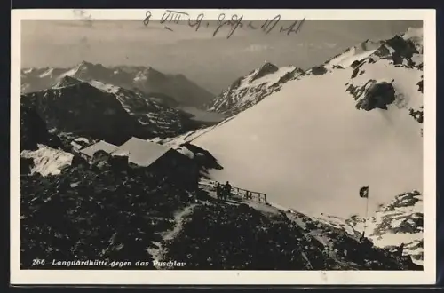 AK Languardhütte, Blick gegen das Puschlav