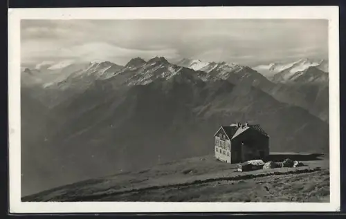AK Wildkogelhaus, Blick gegen Grossvenediger