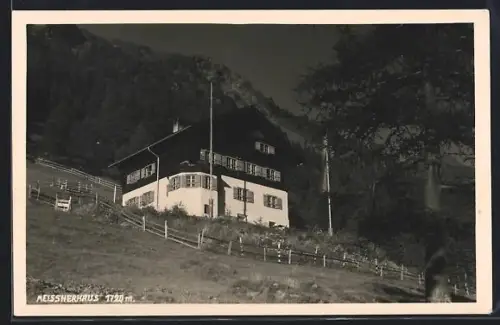 AK Meissnerhaus, Blick zur Berghütte