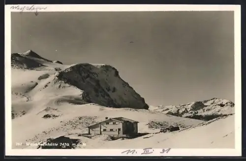 AK Weisshornhütte, Panoramablick