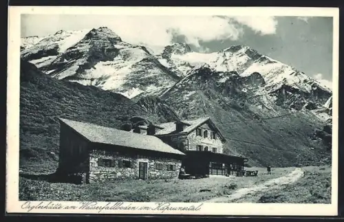 AK Orglerhütte am Wasserfallboden, Kaprunertal