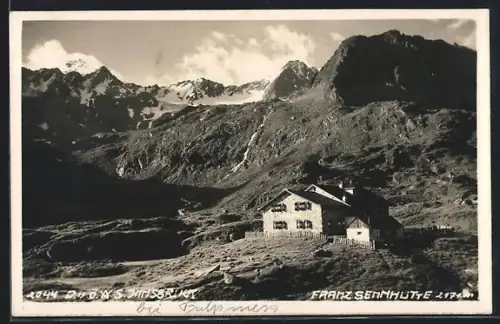 AK Franz Sennhütte, Berghütte und Umgebung