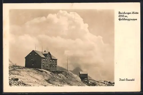 AK Duisburger Hütte am Wurtenkees, Panorama