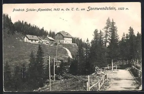 AK Maria Schutz, Sonnwendstein, Friedrich Schüler-Alpenhotel