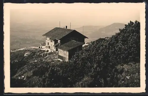 AK Zeppezauer-Haus am Untersberg, Panorama