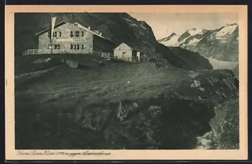 AK Franz-Senn-Hütte gegen Alpeinerferner