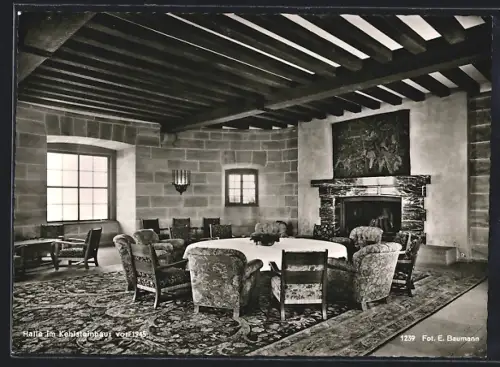 AK Kehlsteinhaus, Halle vor 1945