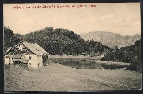 AK Klobenstein am Ritten, Wolfsgrubensee und der Schlern