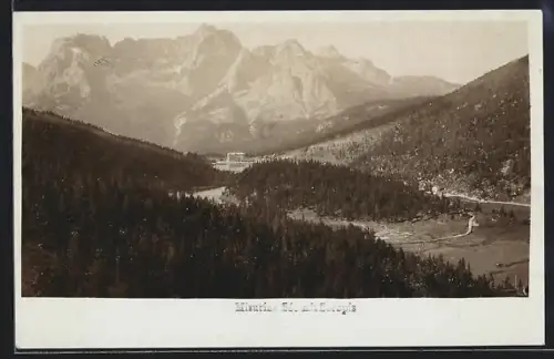 AK Misurina, Totalansicht mit Serapis