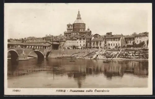 AK Pavia, Panorama colla Cattedrale