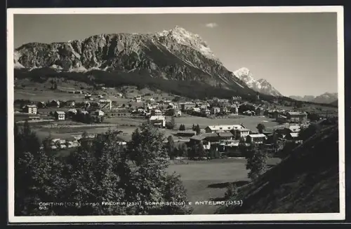 AK Cortina, Panorama verso Falorio Sorapis e Antelao