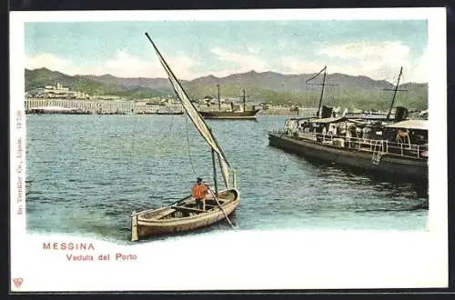 AK Messina, Veduta del Porto