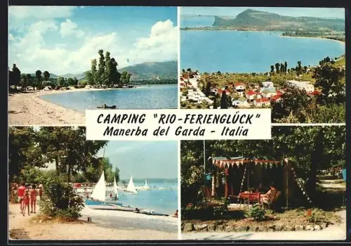 AK Manerba del Garda, Camping Rio Ferienglück, Mehrfachansicht