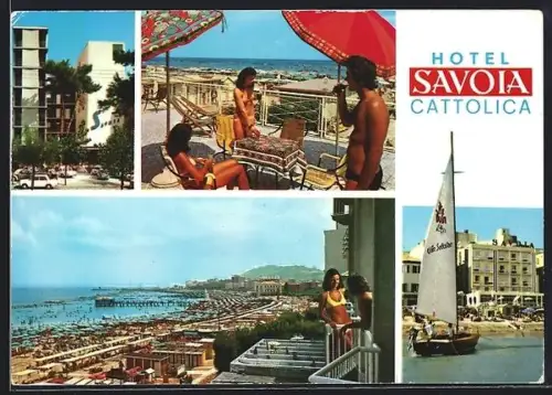 AK Cattolica /Fo., Hotel Savoia, Viale Carducci, 30