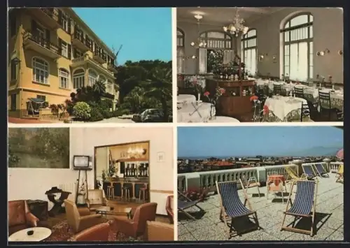 AK Bordighera /Im., Hotel Aurora, Via Romana ang. via Pelloux