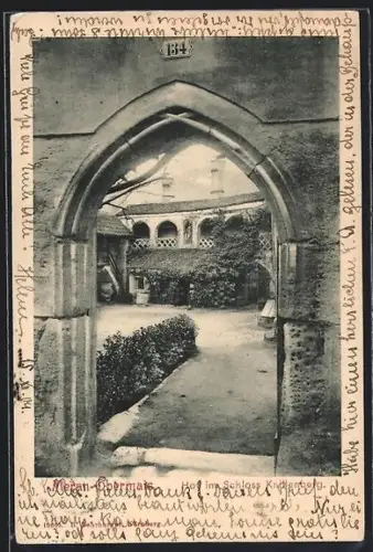 AK Meran-Obermais, Hof im Schloss Knillenberg