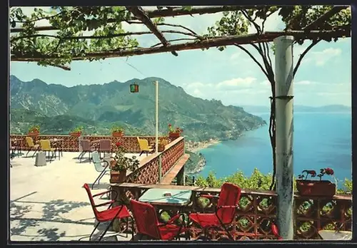 AK Ravello, Panorama von Bar Restaurant Garden