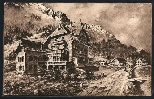 AK Karerpass, Hotel mit Latemargruppe